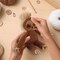 Little Crochet Friend Animals Crochet Kit, Sloth, 8", Complete Kit, Learn to Animal Starter Kit for All Ages, Includes Instructions, DIY Amigurumi Kits